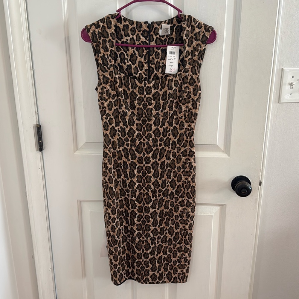 Cashe Leopard Print Dress